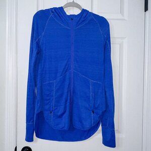 Athleta Blue SPF Lightweight Full Zip Jacket Size XS
